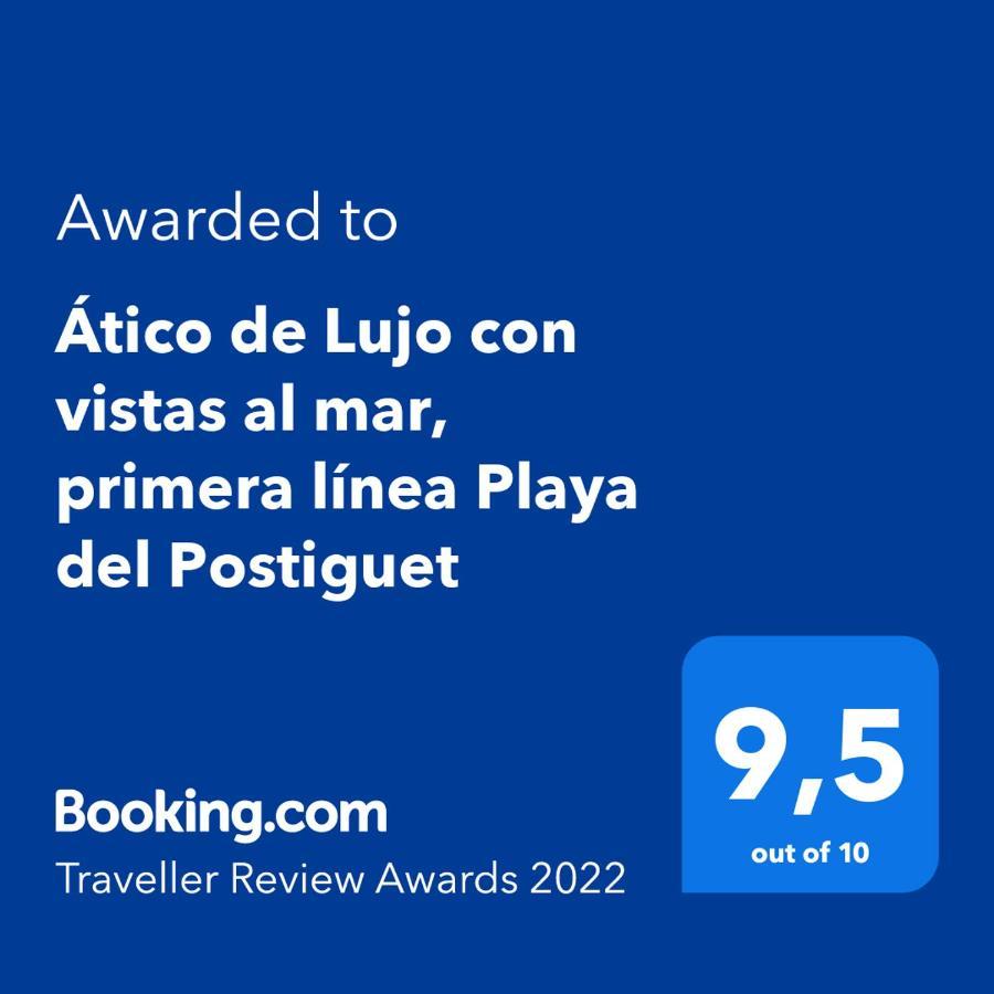 אליקאנטה Atico De Lujo Con Vistas Al Mar, Primera Linea Playa Del Postiguet מראה חיצוני תמונה
